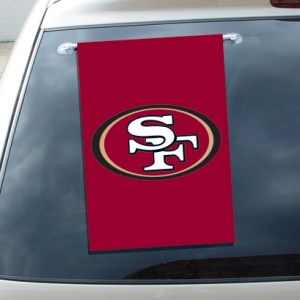 15X10.5 49ERS Garden Mini Window Flag