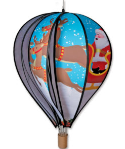 Santa Reindeer Sleigh Air Balloon Spinner