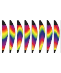 Wavy Gradient 22" Hot Air Balloon Spinner
