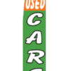 2.5'x11.5' Used Cars Green Color