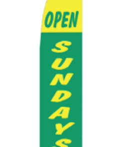 2.5'x11.5' Open Sunday Green Color