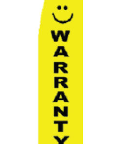 2.5'x11.5' Warranty