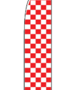 2.5'x11.5' Red & White