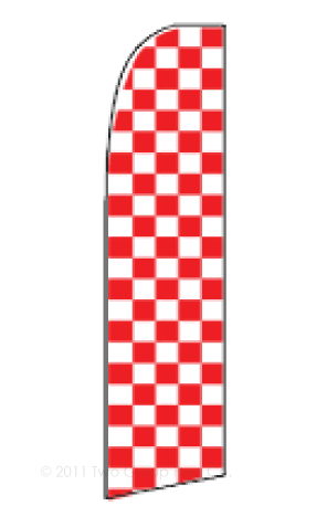 2.5'x11.5' Red & White