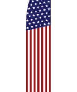 2.5'x11.5' USA 50 Stars