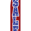2.5'x11.5' Sale Red Color