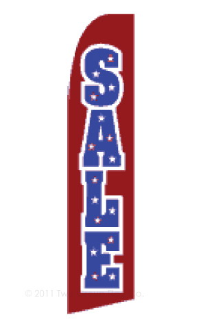 2.5'x11.5' Sale Red Color