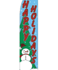 2.5'x11.5' Happy Holidays