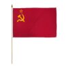 USSR 12"x18" Stick Flag, USSR (Russia) 12x18in Stick Flag, 12x18 inch USSR Stick Flag