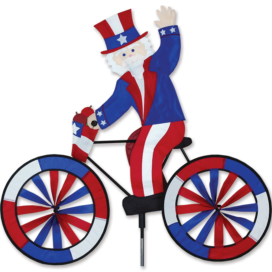 Uncle Sam Bike Spinner 30", 30" Bike Spinner Uncle Sam