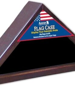 Cherry Finish Wood Flag Display Case for 3 ft. x 5 ft. Flag