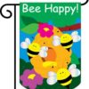 Bee Happy Garden Banner