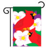 Twin Cardinals Garden Flag