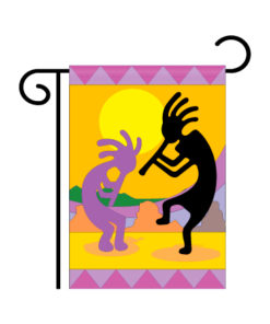 Kokopelli Mini Garden Flag