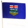 Alberta Canadian Province 12"x18" Stick Flag