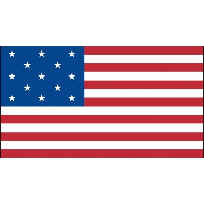 American 13 Stars 3X5 Historical Poly, Betsy Ross 3X5' Historical Poly Flag, Betsy Ross 3'x5' Flag