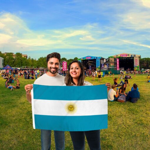 Argentina Flag 2x3ft Poly