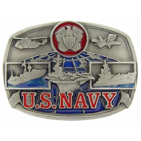 Navy Belt Buckle 3-1/8"  Made in the USA U.S 
