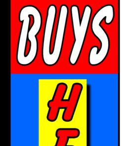 38'' x 138'' Best Buys Here Swooper Flag