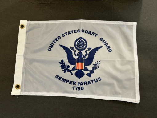 12 x 18" Nylon Coast Guard Flag, USCG 12'x18' - Military Flags