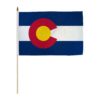 12x18in State Of Colorado Stick Flag