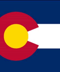 Colorado State Flag 3’x5′ Ply-2 Sewn, Colorado 3’x5′ Ply-2 Flag Sewn, Colorado State Flag, Colorado State Flags