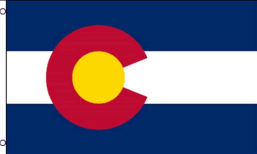 Colorado State Flag 3’x5′ Ply-2 Sewn, Colorado 3’x5′ Ply-2 Flag Sewn, Colorado State Flag, Colorado State Flags