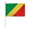 CONGO REPUBLIC 12X18 INCH HANDHELD STICK FLAG