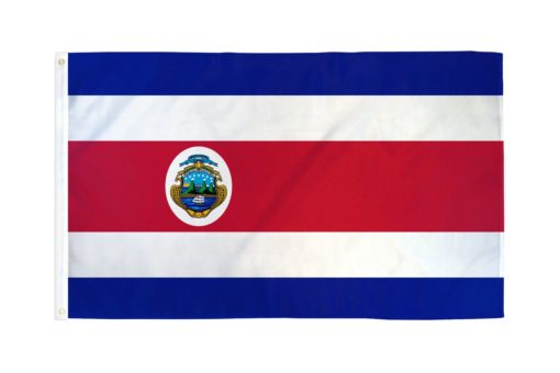 Costa Rica 3x5' Poly Flag