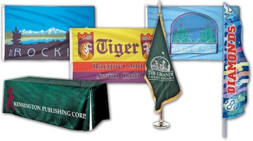 Custom printed 3'x5' Nylon Flag
