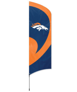 Denver Broncos Tall Team Flag Kit
