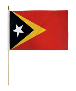 East Timor 12X18 inch Handheld Stick Flag
