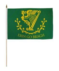 Erin Go Bragh 12x18in Stick Flag