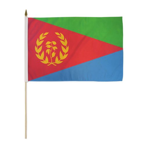 Eritrea 12x18 Stick Flag-F2184