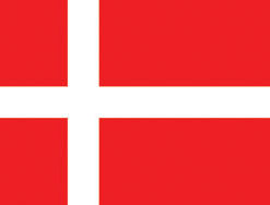 Denmark 3x5' Poly Flag