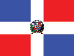 Dominican Republic 3x5' Poly Flag