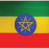 Ethiopia Star 3x5' Poly Flag