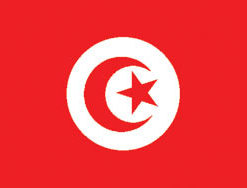 Tunisia 3x5' Poly Flag