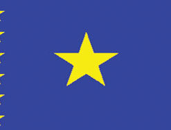 Congo Dem Rep 3x5' Poly Flag