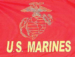 USMC 3x5'Poly Flag