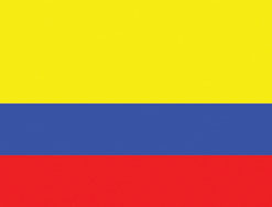 Colombia 2x3' Poly Flag