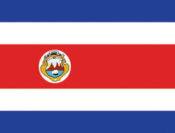 Costa Rica 2x3' Poly Flag