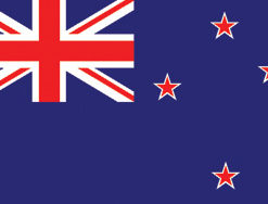 New Zealand 2x3' Poly Flag