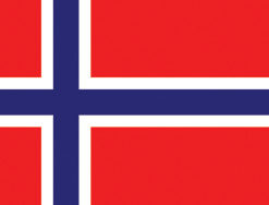 Norway 12"x18" Stick Flag