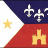 Acadiana 2x3' Poly Flag