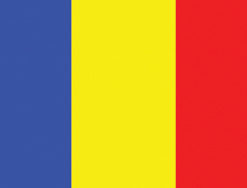 Chad 2x3' Poly Flag
