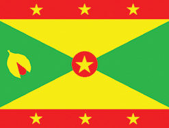 Grenada 2x3' Poly Flag