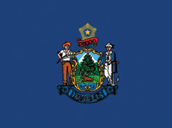 2'x3' Maine Polyester Flag