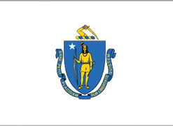 2'x3' Massachusetts Polyester Flag