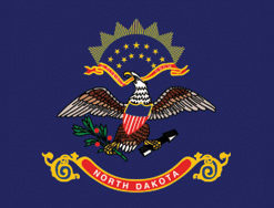 2'x3' North Dakota Polyester Flag